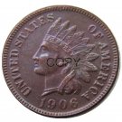 US 1906 Indian Head One Cent Copper Copy Coins