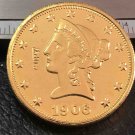 US 1906-S Liberty Head Ten Dollars Copy Coin