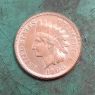 US 1908-S Indian Head One Cent Copy Coin