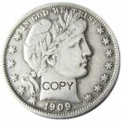 US 1909 Barber Half Dollar Copy Coin