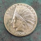 US 1909 Indian Head Ten Dollars Copy Coin