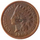 US 1909-S Indian Head One Cent Copper Copy Coins