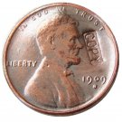US 1909-S VDB Lincoln Head One Cent Copper Copy Coin