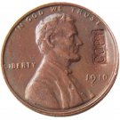 US 1910-D Lincoln Head One Cent 100% Copper Copy Coin