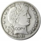 US 1911 Barber Half Dollar Copy Coin