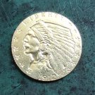 US 1912 Indian Head $2.5 Quarter Eagle Gold Copy Coin