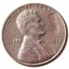 US 1912 Lincoln Head One Cent 100% Copper Copy Coin