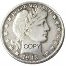 US 1913 Barber Half Dollar Copy Coin