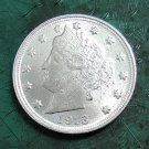 US 1913 Liberty Head Five Cents V Nickel Copy Coin