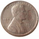 US 1913-S Lincoln Head One Cent 100% Copper Copy Coin