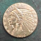 US 1914-S Indian Head $5 Quarter Eagle Five Dollars Copy Coin