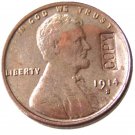 US 1914-S Lincoln Head One Cent 100% Copper Copy Coin