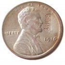 US 1916 Lincoln Head One Cent 100% Copper Copy Coin