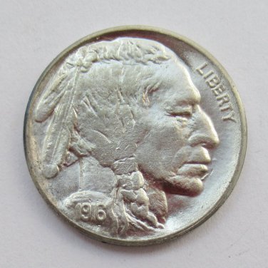 US 1916-D Indian Head 5C Buffalo Nickel Five Cents Copy Coin  For Collection