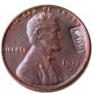 US 1917-S Lincoln Head One Cent 100% Copper Copy Coin