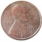 US 1920-S Lincoln Head One Cent 100% Copper Copy Coin