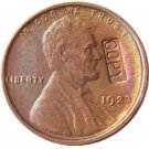 US 1923-D Lincoln Head One Cent 100% Copper Copy Coin