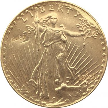 US 1923-D Saint Gaudens $20 Twenty Dollars Gold Copy Coin  For Collection