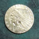 US 1926 Indian Head $2.5 Quarter Eagle Gold Copy Coin
