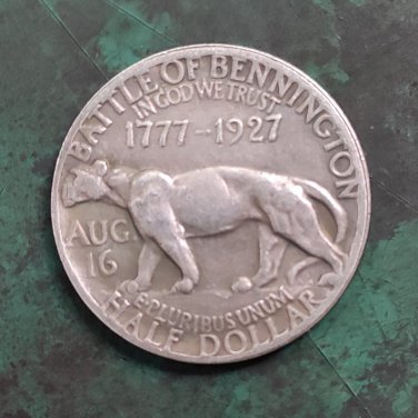 US 1927 Founder Of Vermont Commemorative Half Dollar Copy Coin