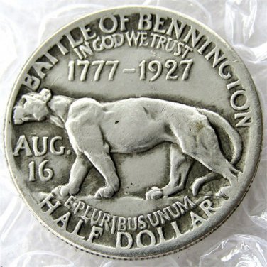 US 1927 Vermont Sesquicentennial Commemorative Half Dollar Copy Coins  For Collection