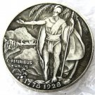 US 1928 Hawaiin Sesquicentennial Half Dollar Silver Plated Copy Coins  For Collection