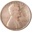 US 1928 Lincoln Head One Cent 100% Copper Copy Coin