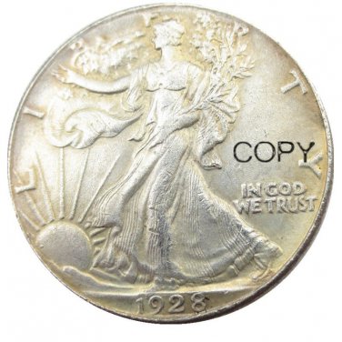 US 1928 Walking Liberty Half Dollar Copy Coin