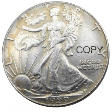 US 1929-D Walking Liberty Half Dollar Copy Coin