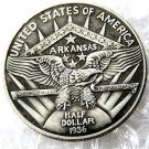 US 1936 Arkansas Centennial Robinson Commemorative Half Dollar Copy Coins  For Collection