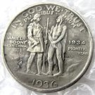 US 1936 Daniel Boone Bicentennial Half Dollar Copy Coins  For Collection