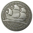 US 1936 Long Island Silver Half Dollar Commemorative Silver Plated Copy Coins  For Collection