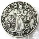 US 1937 50c Roanoke Commemorative Half Dollar Commem Gorgeous Copy Coins  For Collection