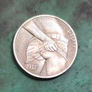 US 1937-D 3-Legged Buffalo Five Cents Nickel Copy Coin Type 59-1