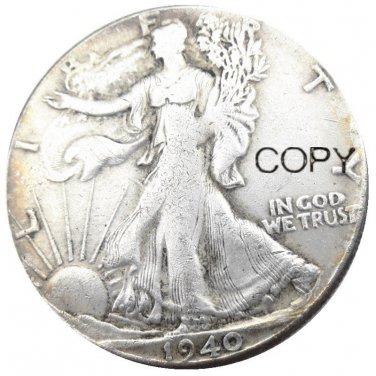 US 1940-S Walking Liberty Half Dollar Copy Coin