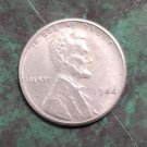 US 1944 Lincoln Wheat One Cent Penny Silver Plated Copy Coin