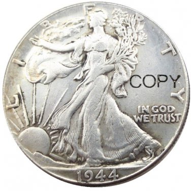 US 1944-D Walking Liberty Half Dollar Copy Coin
