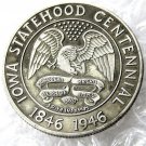 US 1946 Iowa Centennial Commemorative Half Dollar Copy Coins  For Collection