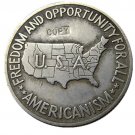 US 1952 Washington Carver Comm Silver Half Dollar Silver Plated Copy Coins  For Collection