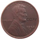 US 1952-S Lincoln Head One Cent Penny Copy Coin