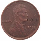 US 1953-S Lincoln Head One Cent Penny Copy Coin