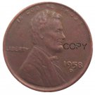 US 1958-D Lincoln Head One Cent Penny Copy Coin