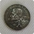US 1969 Washington Quarter Dollar Hobo Nickle Copy Coin For Collection