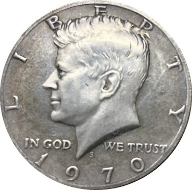 US 1970-S Liberty 1/2 Kennedy Half Dollar Copy Coin