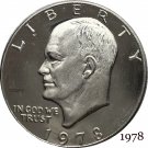 US 1978 Liberty Eisenhower One Dollar Copy Coin