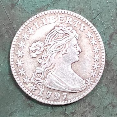 US Coin 1797 Draped Bust 5C Half Dime Copy Coin