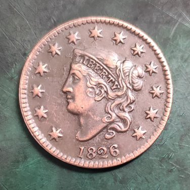 US Coin 1826 Coronet Head Large One Cents Copy Coin