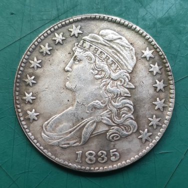 US Coin 1835 Capped Bust 50C Half Dollar Copy Coin