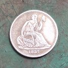 US Coin 1837 Seated Liberty One Dime Copy Coin