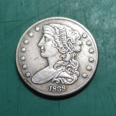 US Coin 1838 Liberty Facing Left Half Dollar Patterns Copy Coin